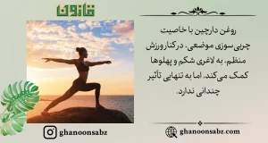 کاهش وزن موضعی با روغن دارچین و ورزش قانون | قانون سبز