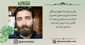 ریش و سبیل به عنوان نماد مردانگی و جذابیت قانون | قانون سبز