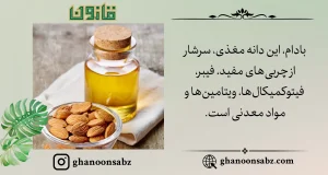 معرفی روغن بادام شیرین قانون |قانون سبز