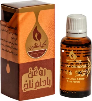 قیمت و خرید روغن بادام تلخ قانون [خالص و اصیل]