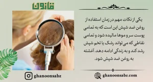 نکات مهم در استفاده از روغن ضد شپش
